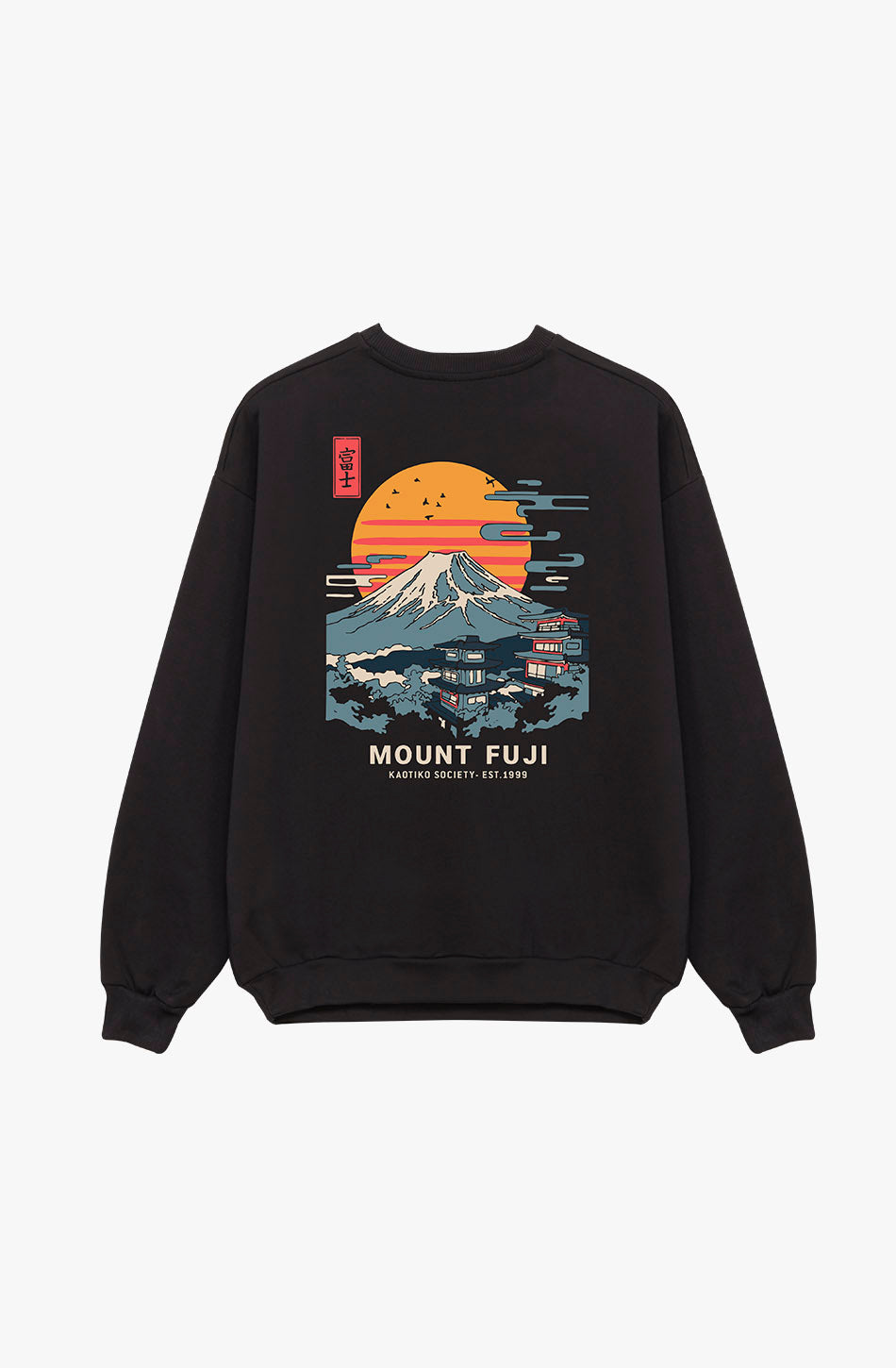 Sweat-shirt Mount Fuji Black 