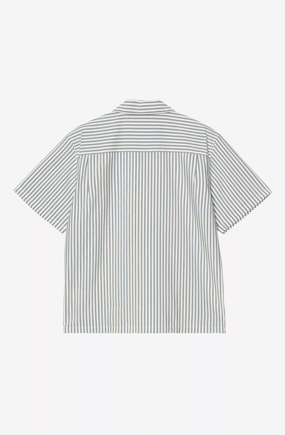 Chemise Carhartt WIP Level en seersucker bleu