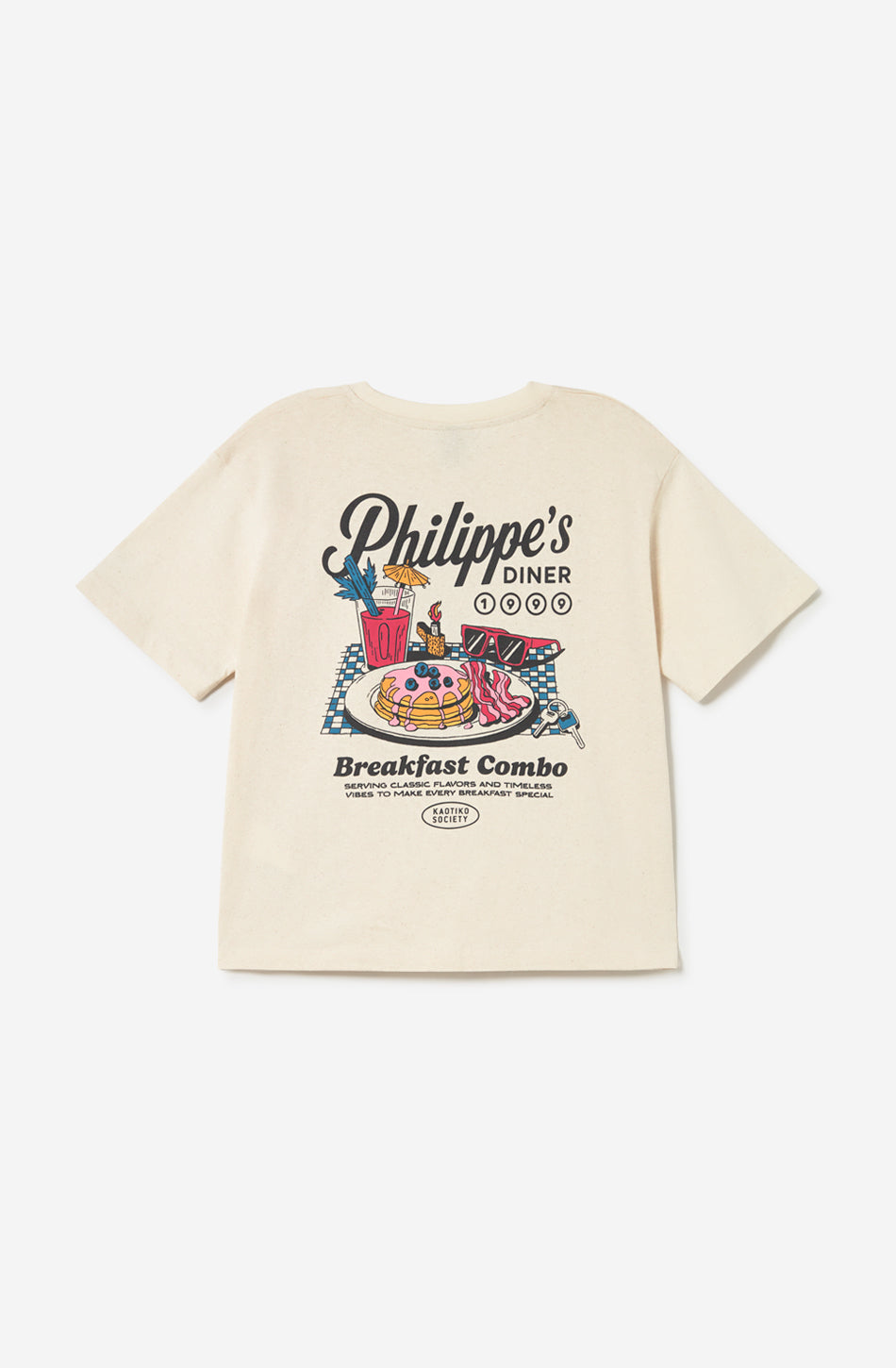 T-shirt Breakfast Road Organic Cotton Ivory