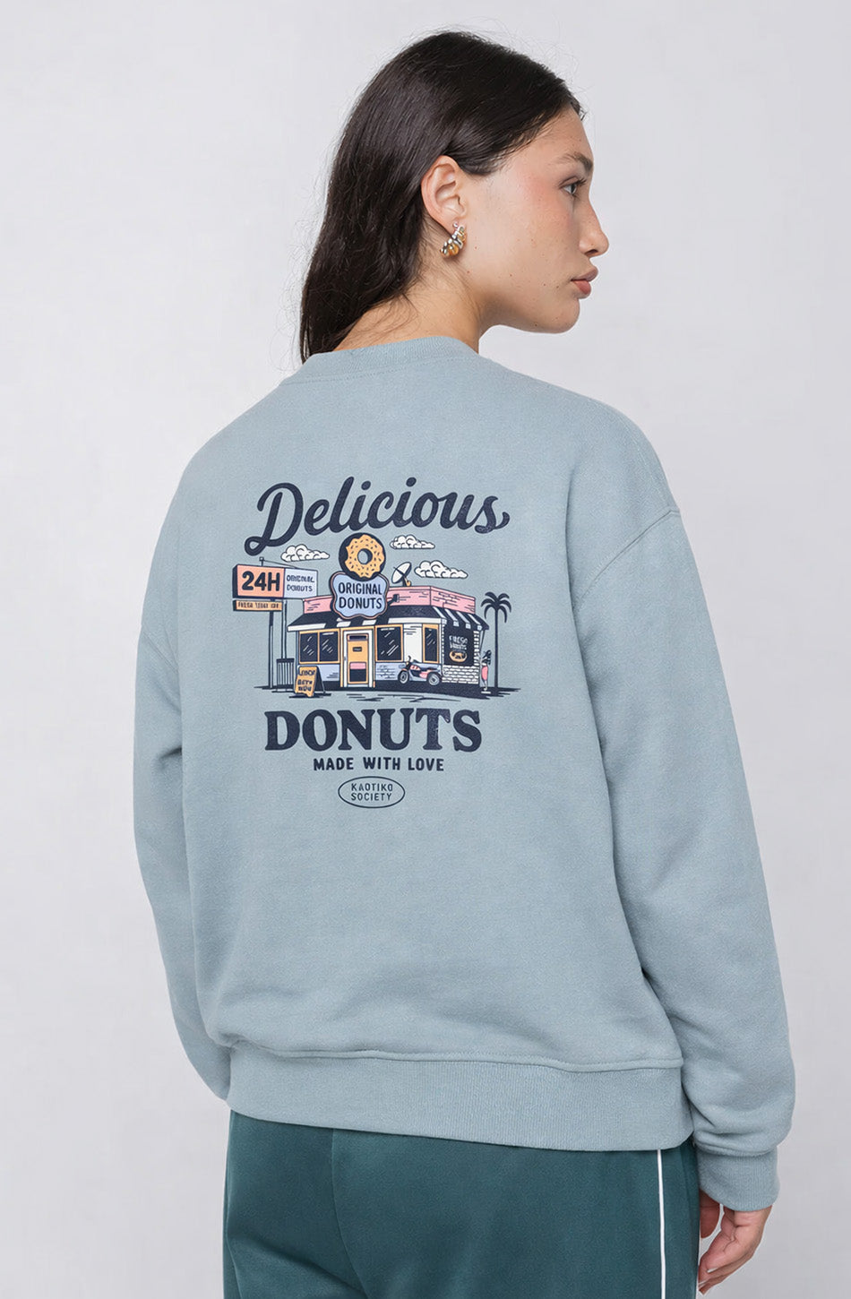 Delicious Donuts Stahl-Sweatshirt