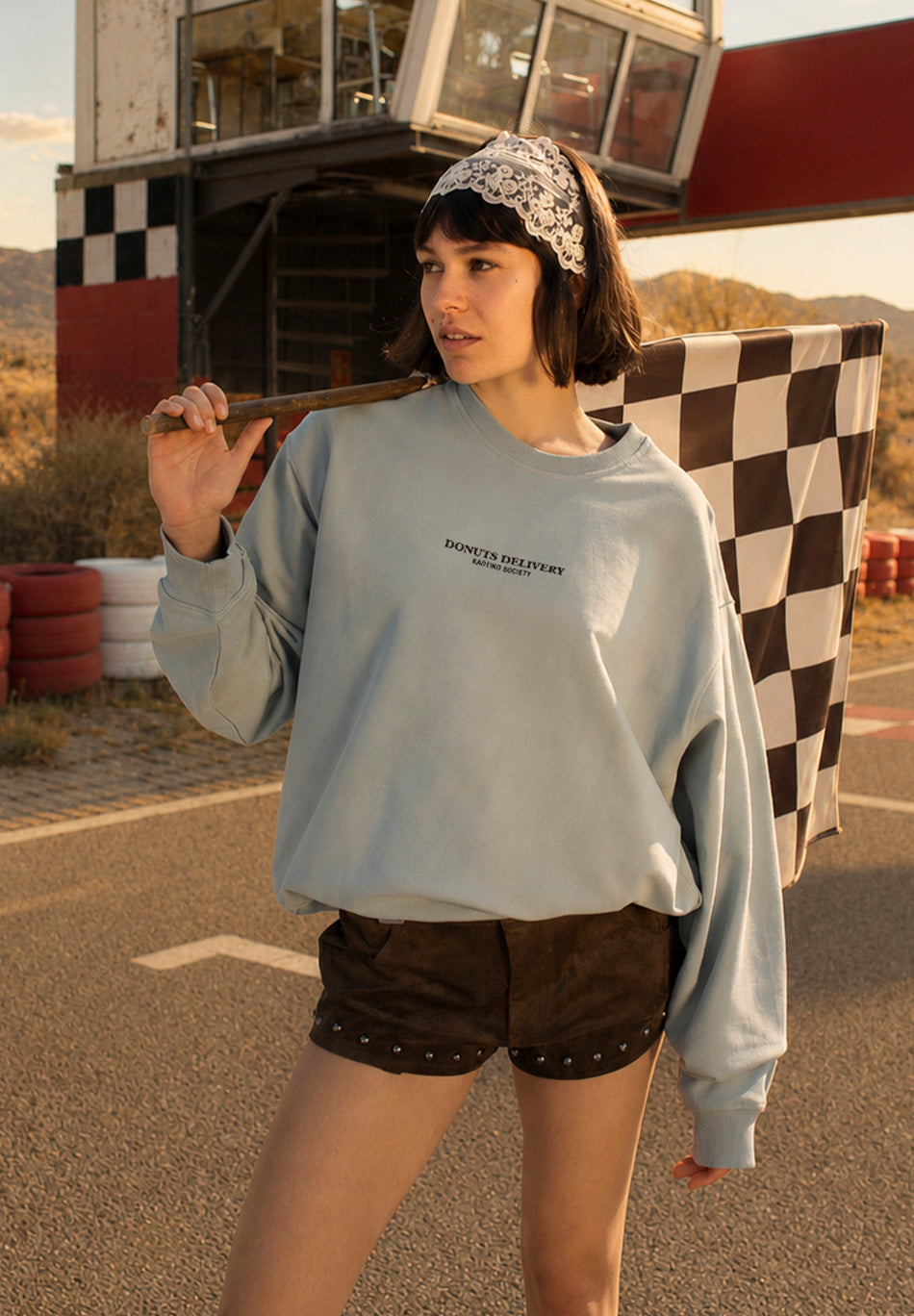 Delicious Donuts Stahl-Sweatshirt