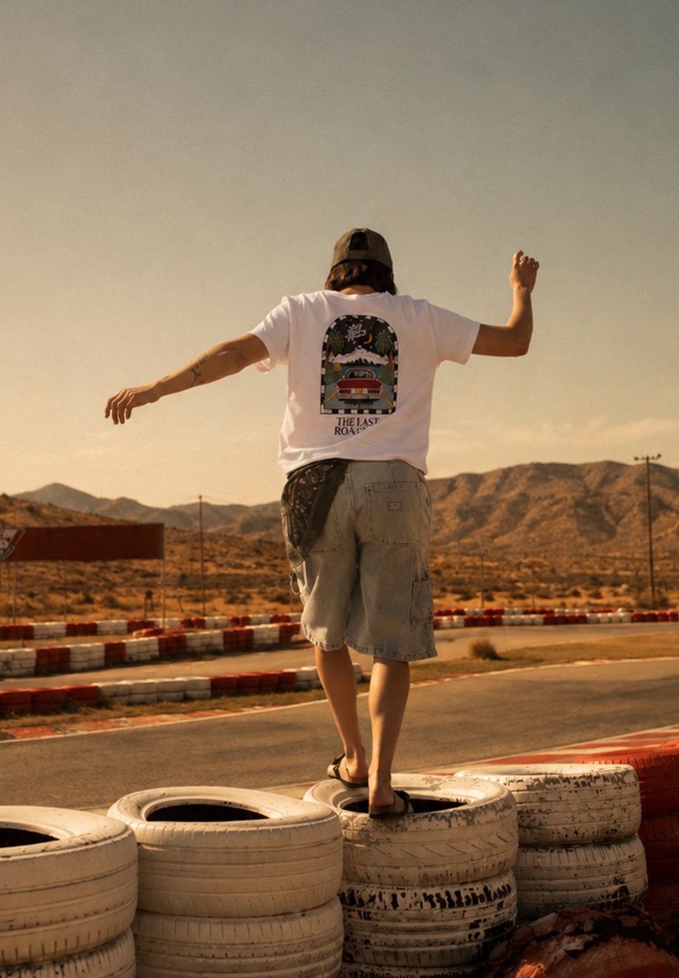 The Last Road Trip Organic Cotton White T-shirt
