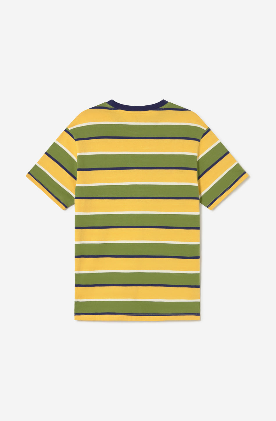 T-shirt Stripes Island Yellow/Green