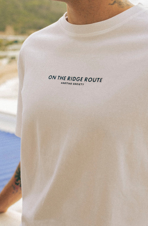 T-shirt On The Ridge Route White