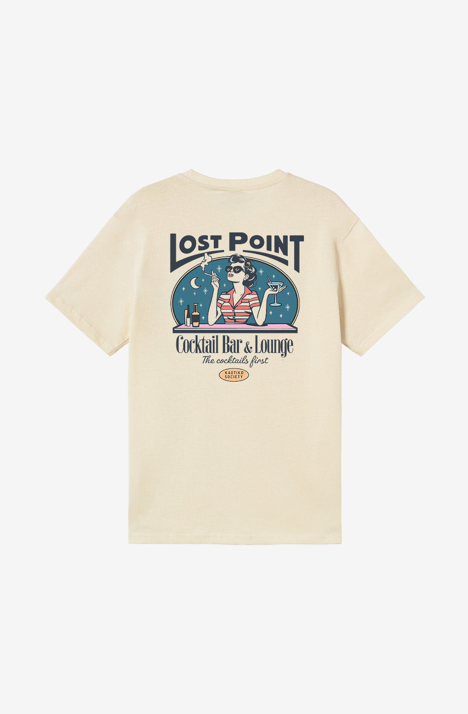 T-shirt  Lost Point Woman Organic Cotton Ivory