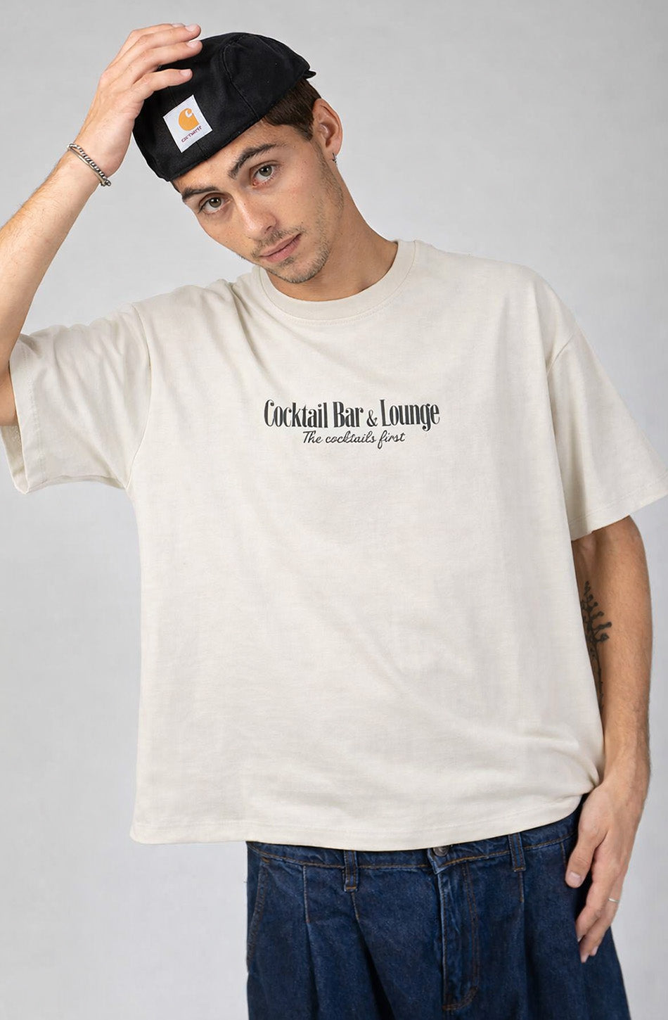 T-shirt  Lost Point Woman Organic Cotton Ivory