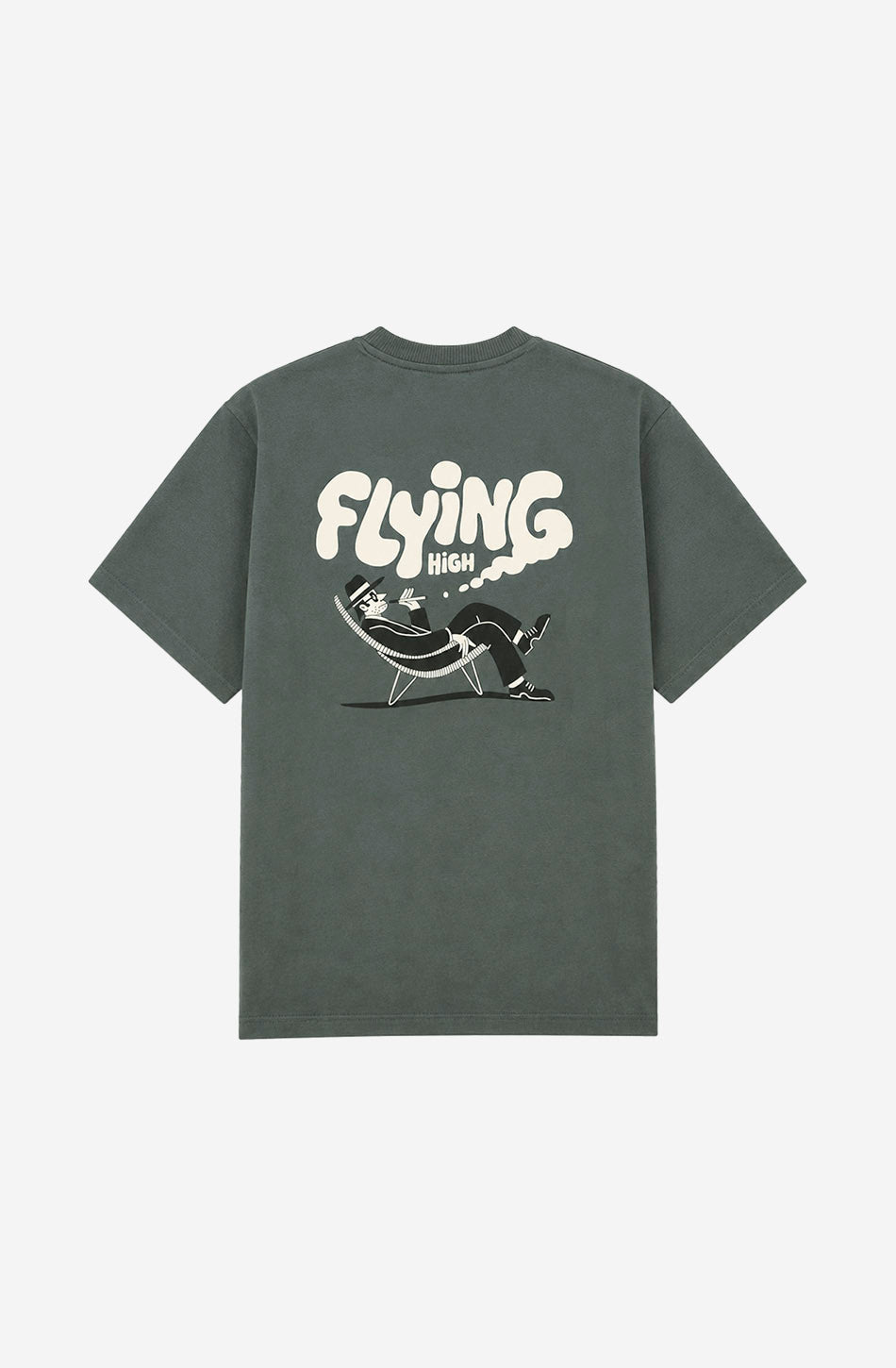 T-Shirt Flying High Man Grün