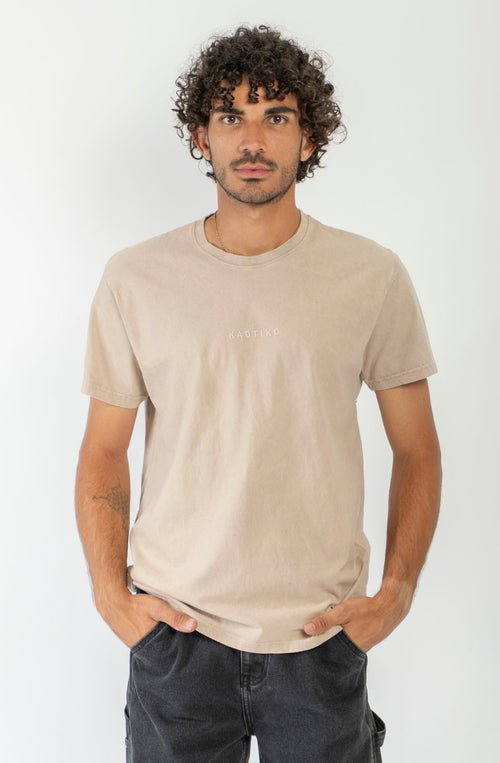Basic Washed Bone T-Shirt