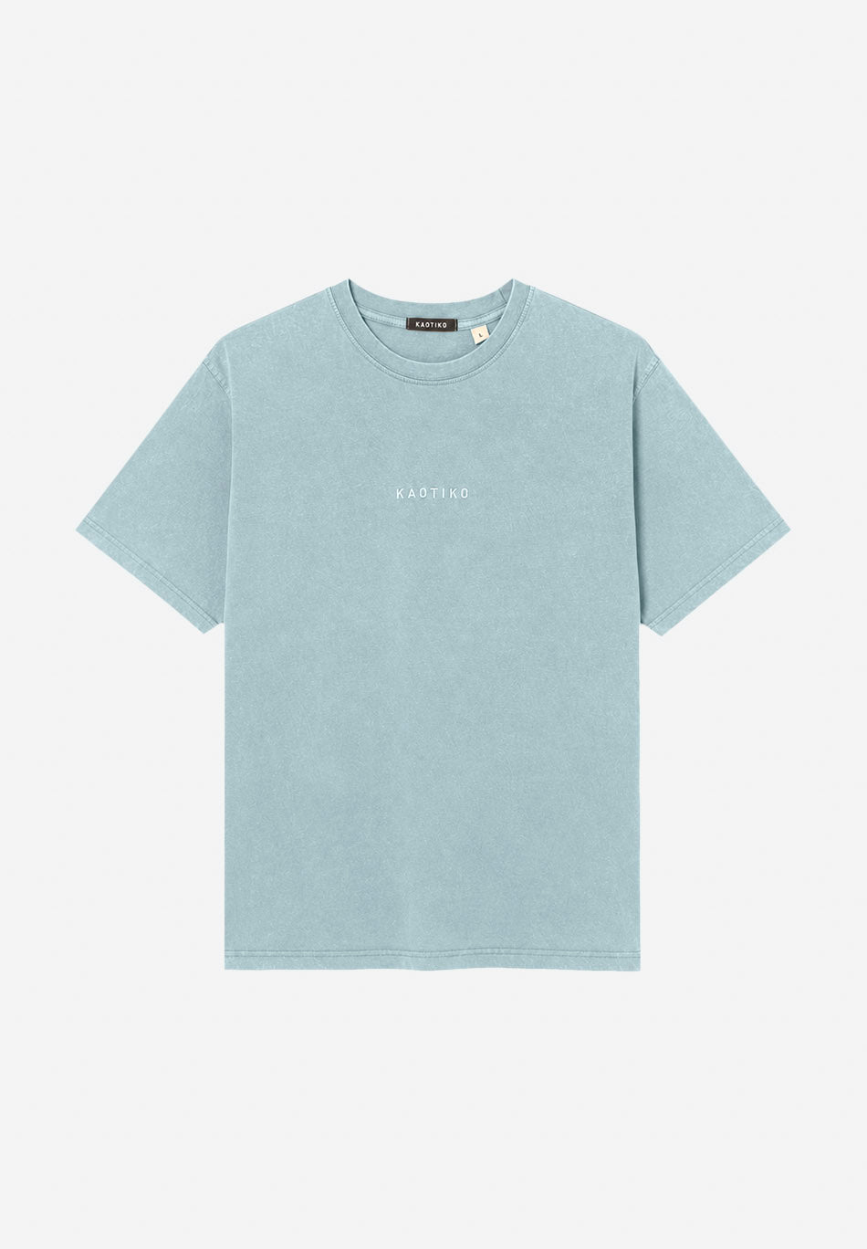 Camisetas Basic Washed Steel