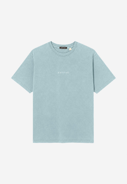 Camisetas Basic Washed Steel