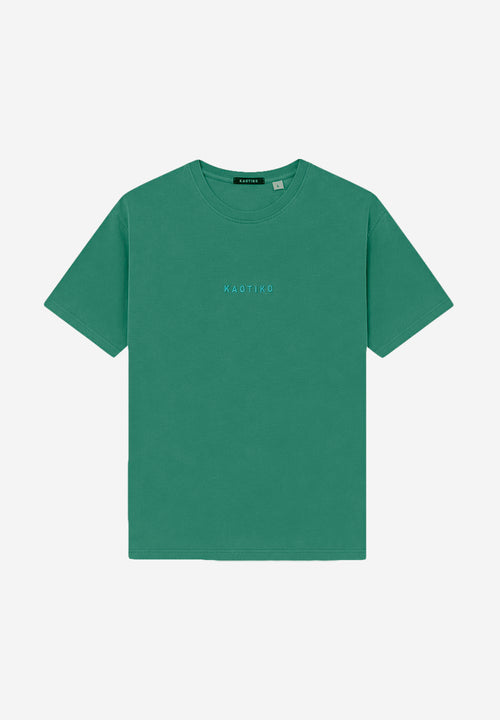 T-shirt Basic Washed Basil 