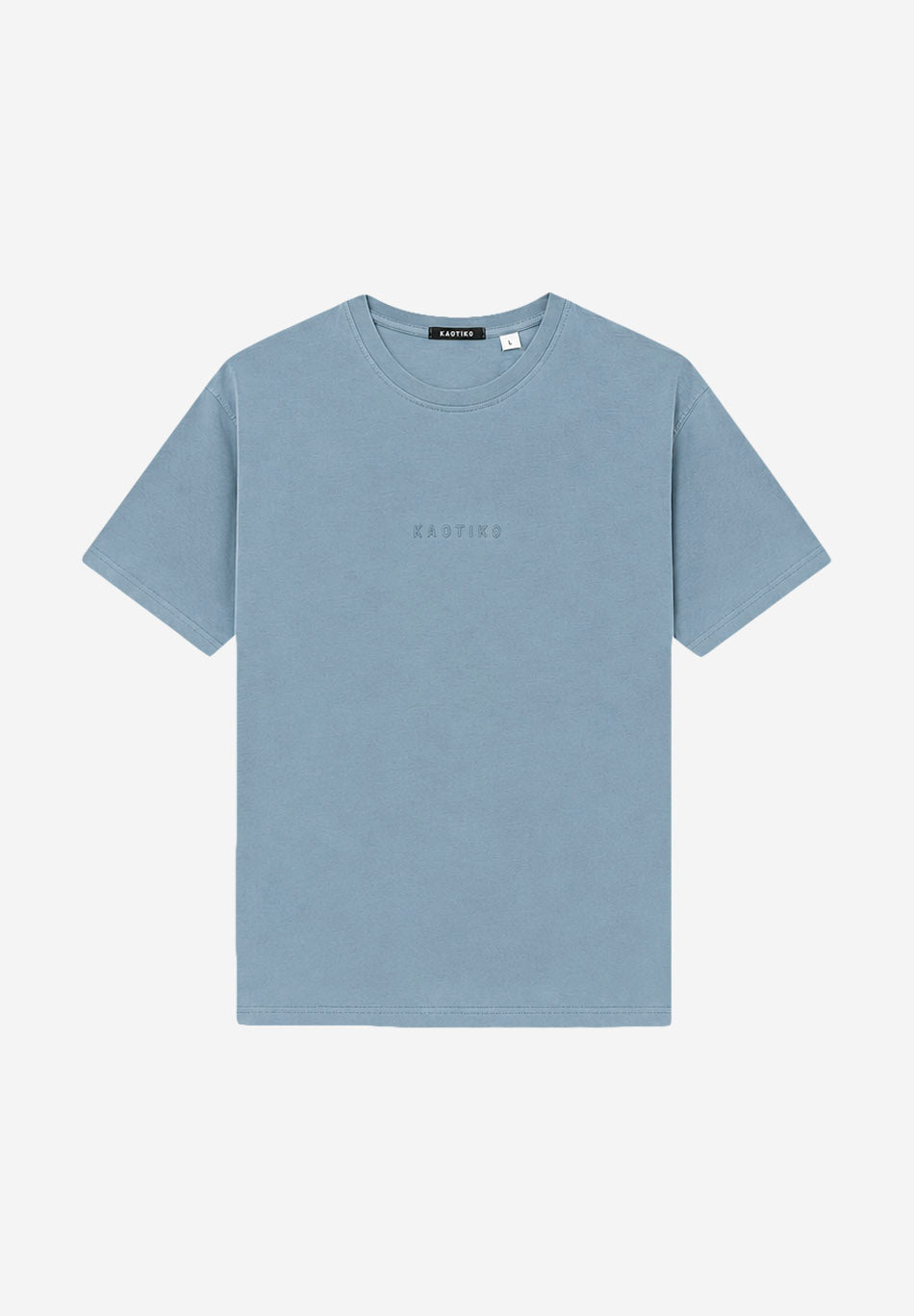 Camiseta Basic Washed Blue