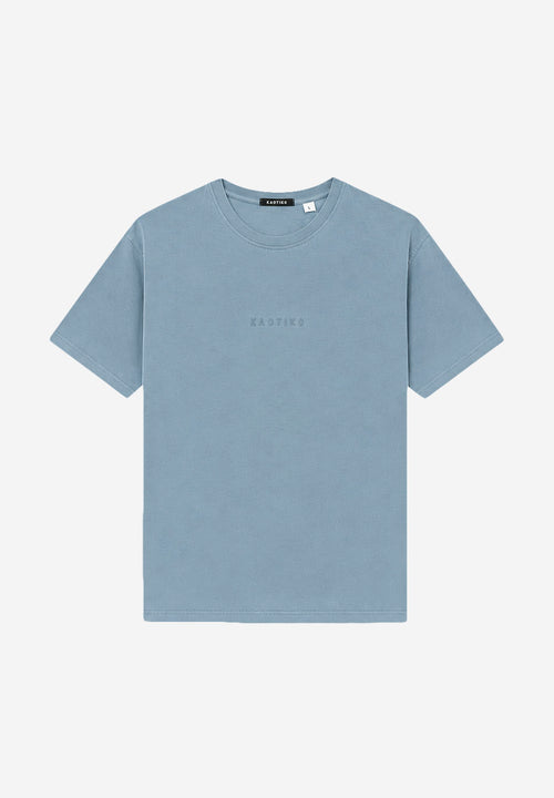 Camiseta Basic Washed Blue