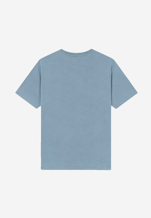 Camiseta Basic Washed Blue