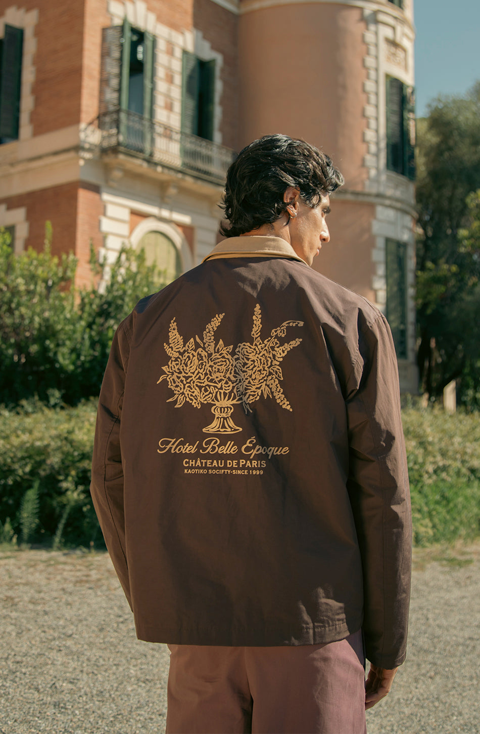 Veste Chateau Paris Brown Belle Époque