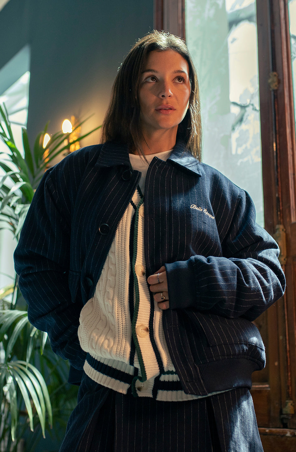 Veste Striped Belle Époque White / Navy