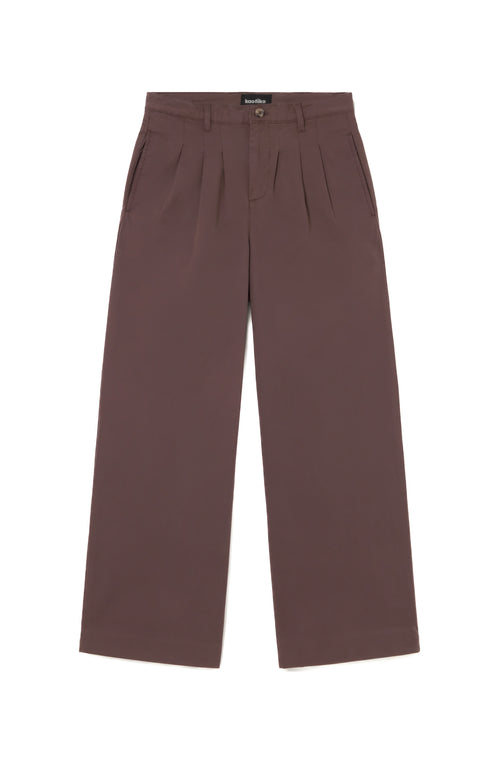 Hose Norway Wide Leg Brown