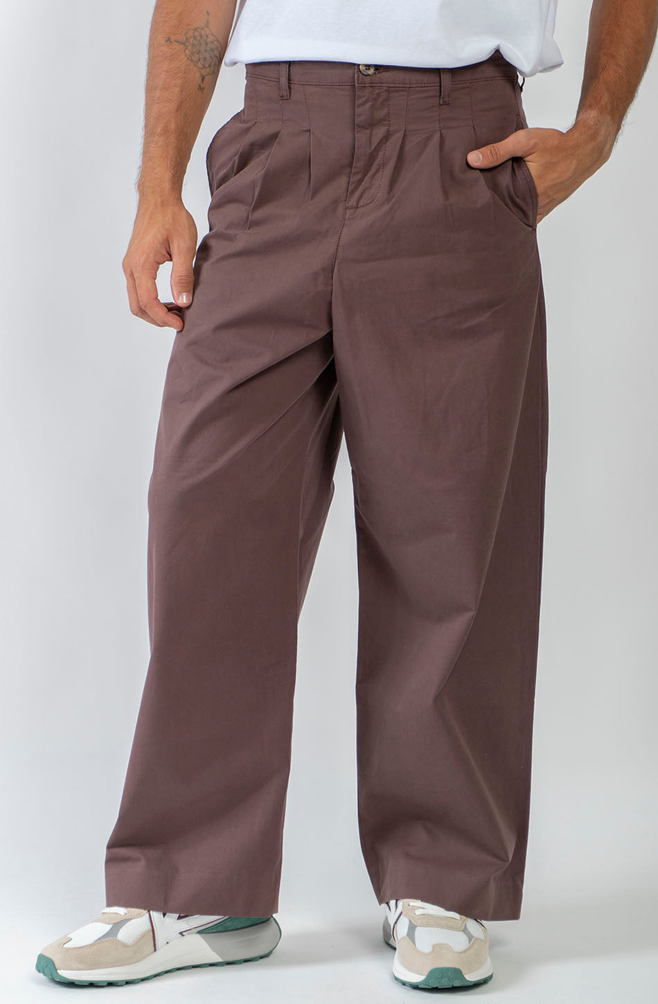 Hose Norway Wide Leg Brown