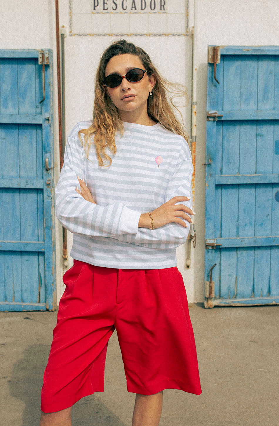 Stripes White Sky Cotton Candy T-Shirt