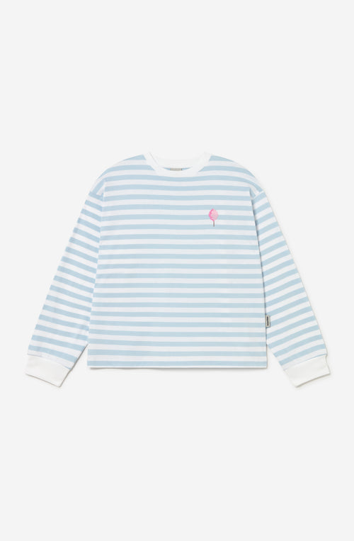 Stripes White Sky Cotton Candy T-Shirt