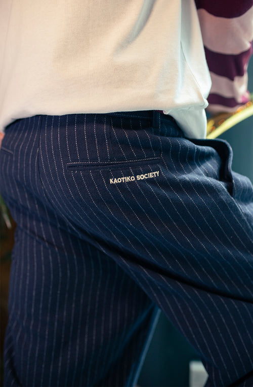 Pantalon Stripes Belle Époque White / Navy