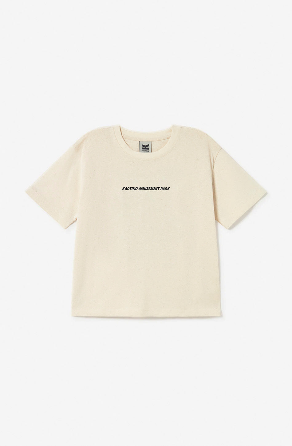Camiseta Tunnel Of Love Ivory para mujer de algodón Kaotiko BCN
