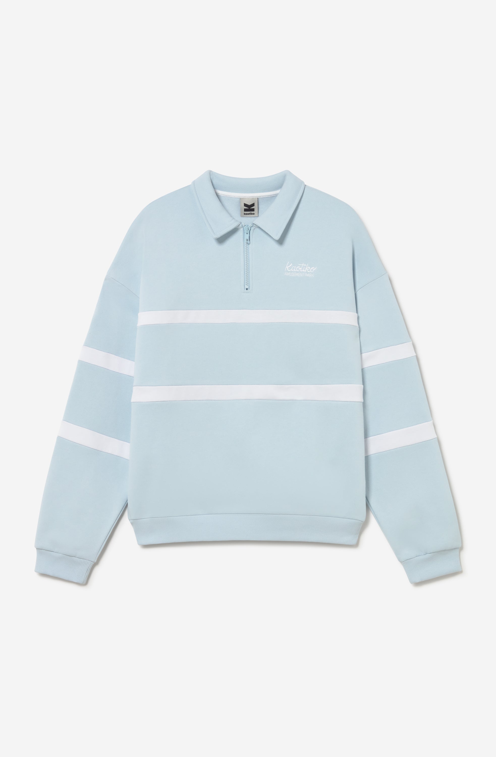 Sweat-shirt Berwin Amusement Ballad Bleu/Blanc