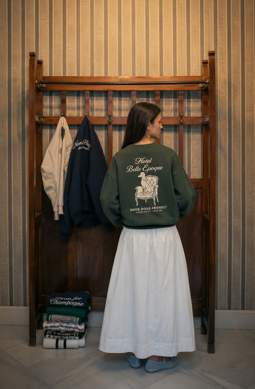 Sweat Relaxed Snob Dogs Green Femme