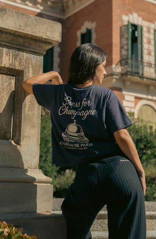 T-shirt Champagne Navy