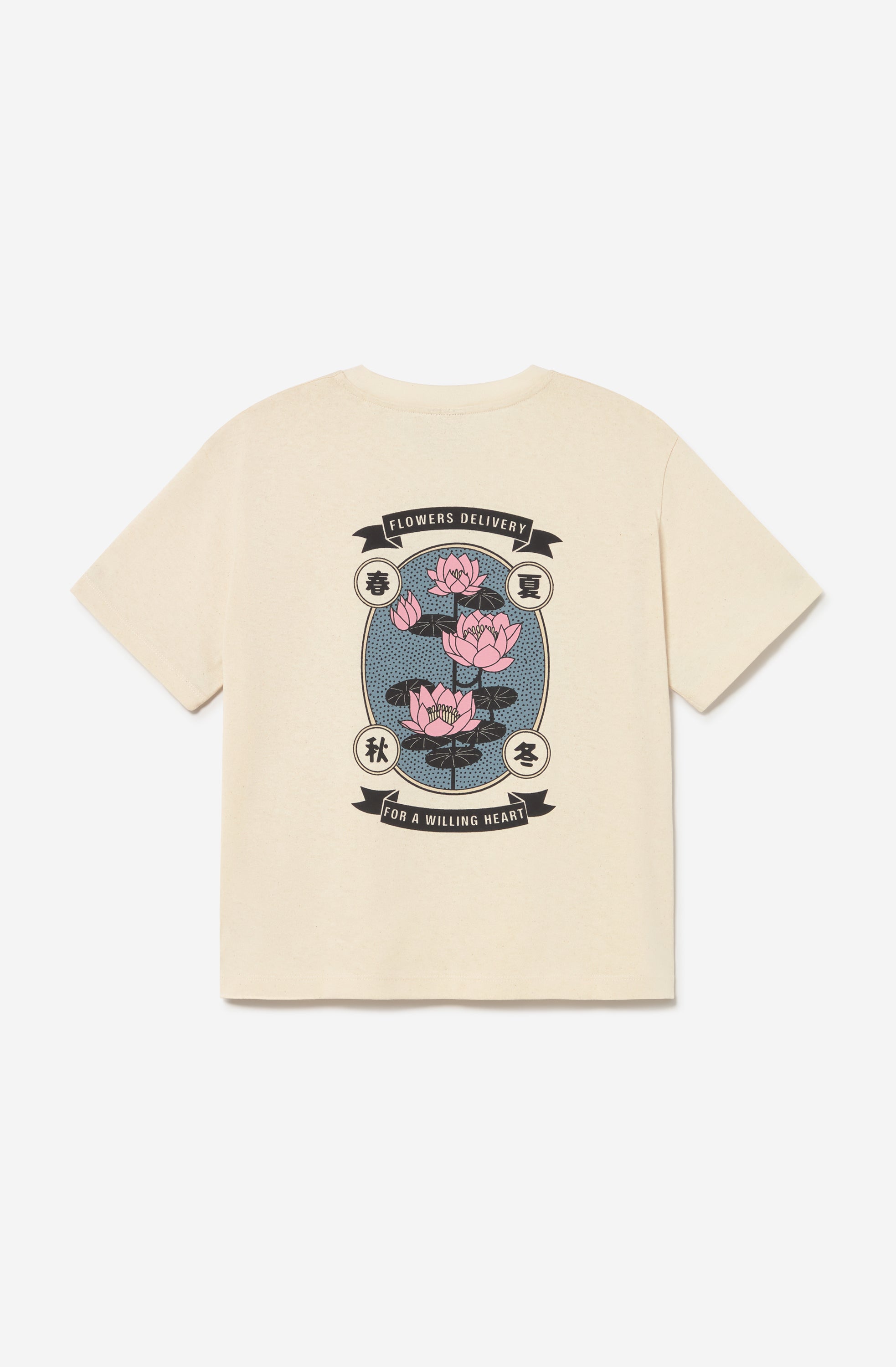 T-shirt Flowers Delivery en coton biologique