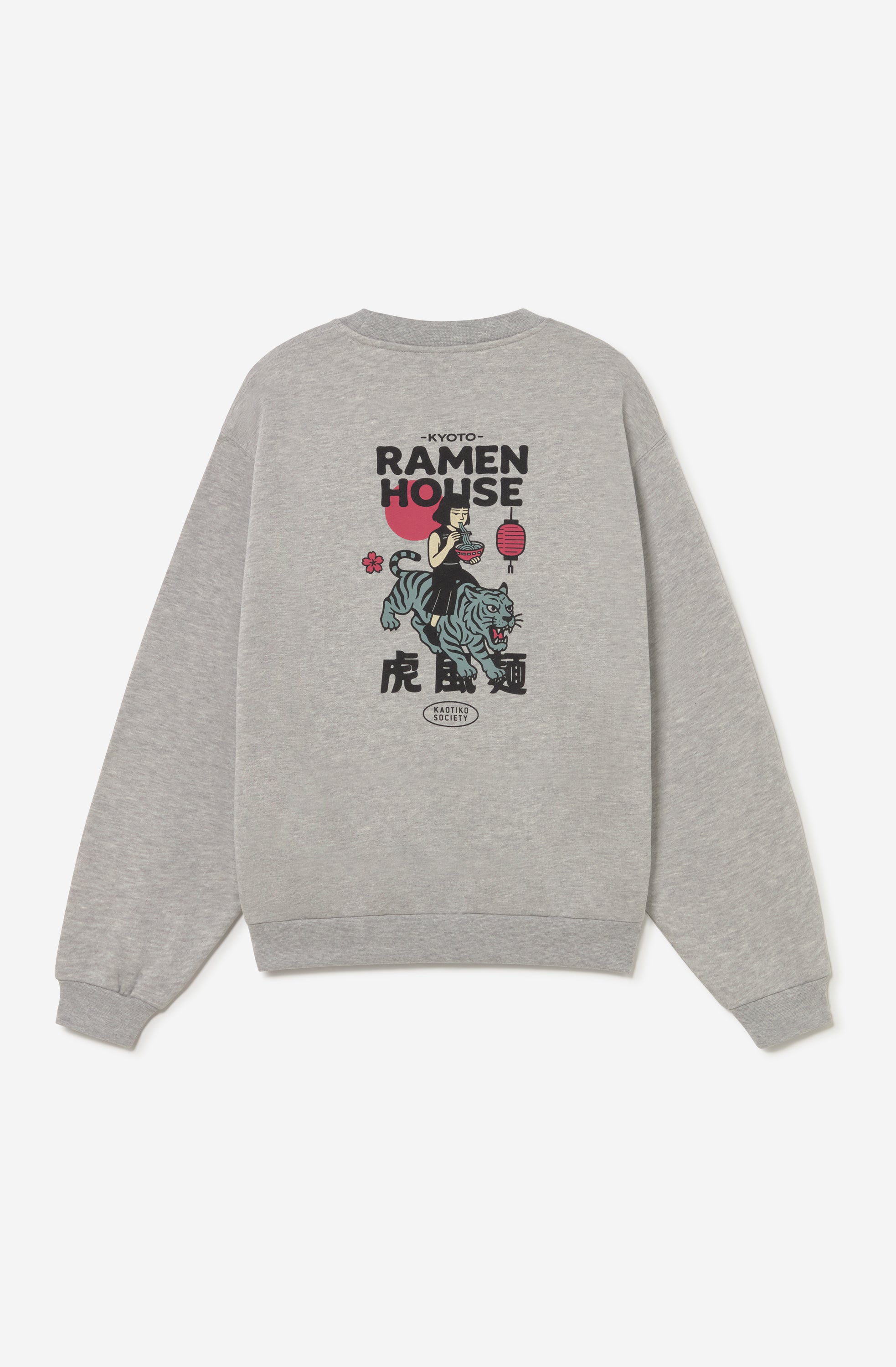 Sweat-shirt Ramen House Gris