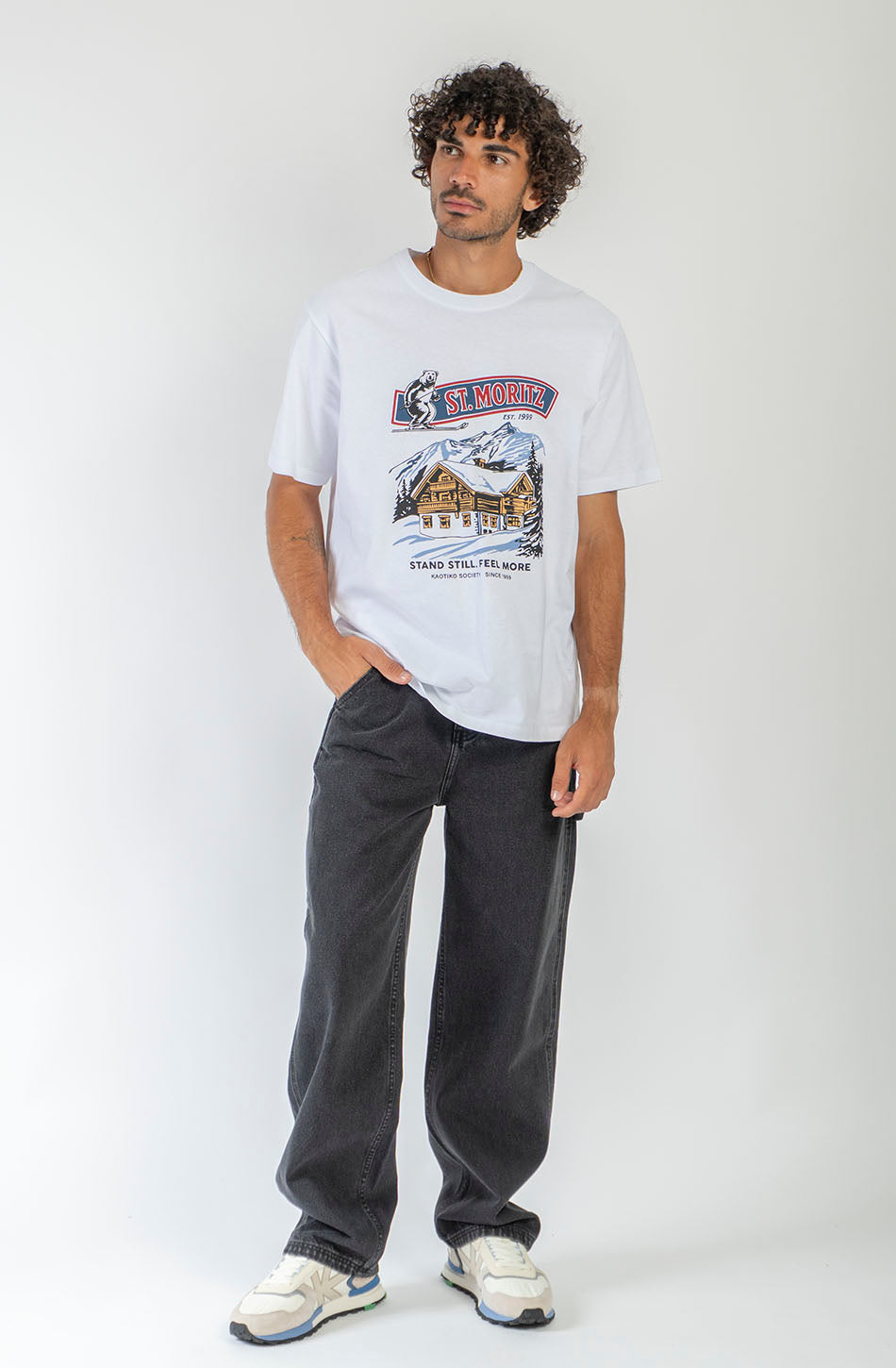 Luxury Vacation White Regular Fit T-Shirt