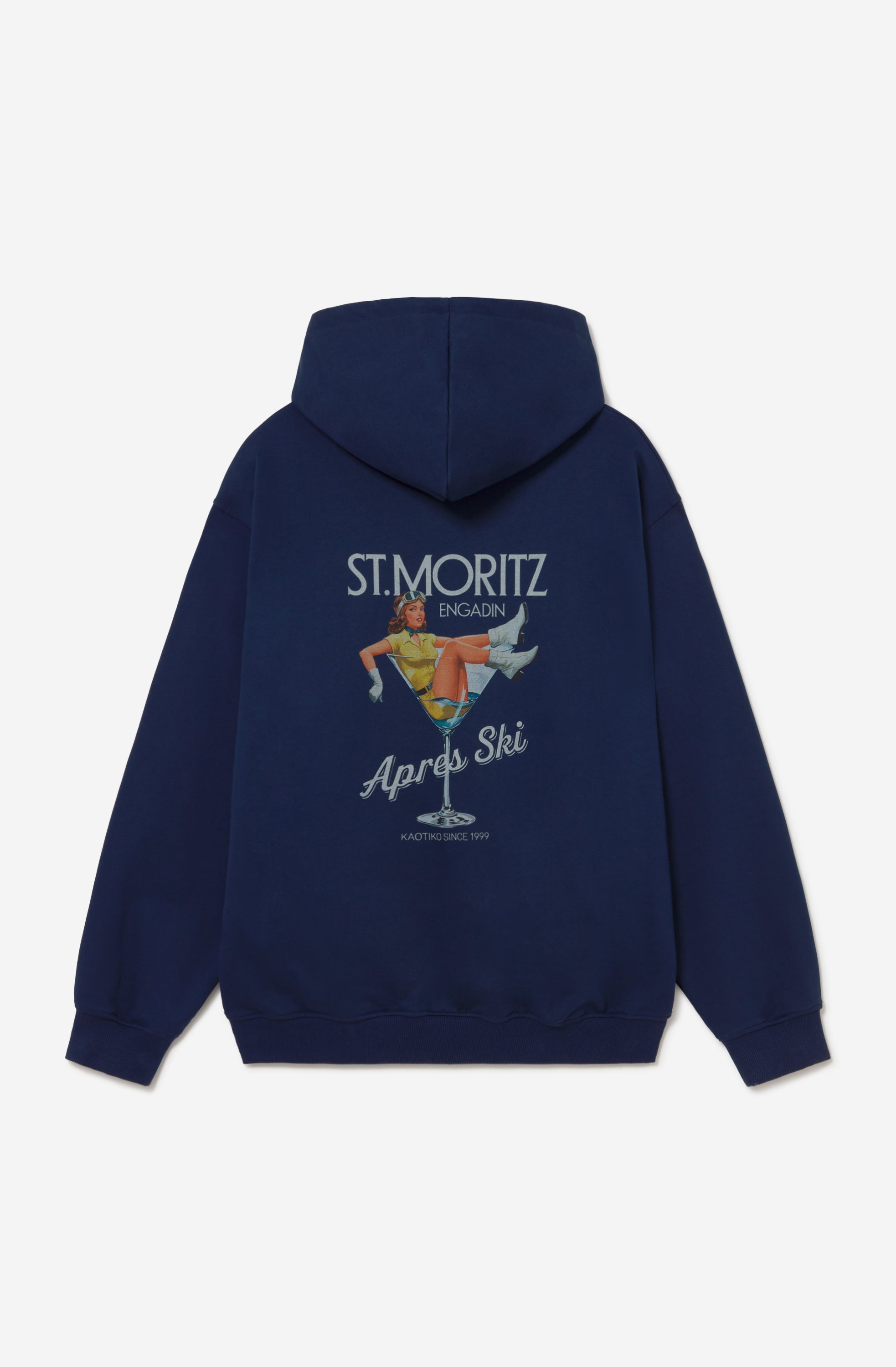 Oversize-Sweatshirt Snow Cocktail Blue