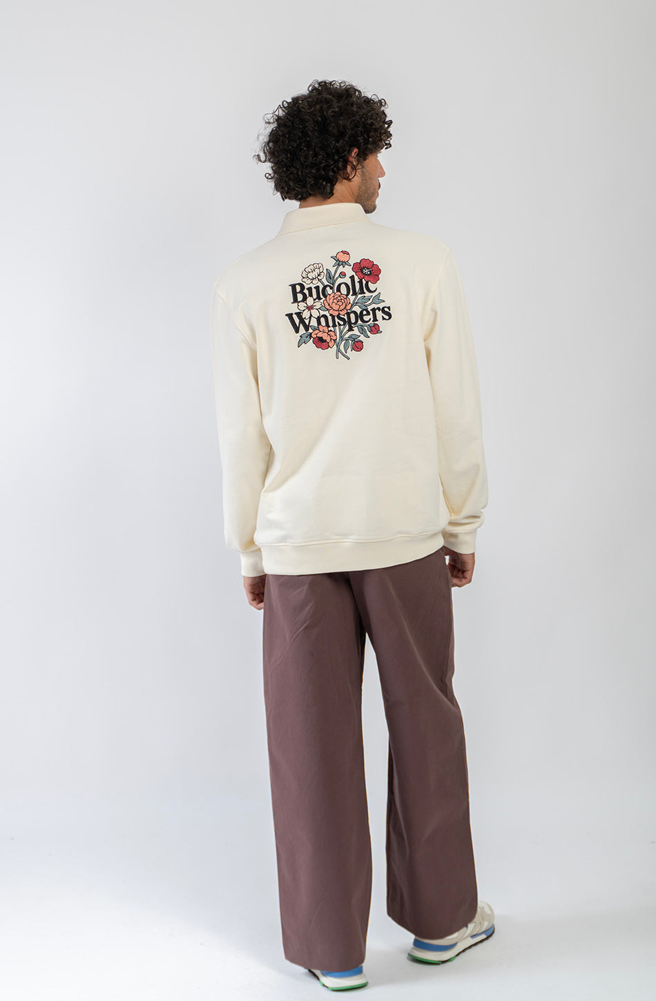 Sweat Zippé Bucolic Whispers Ivory