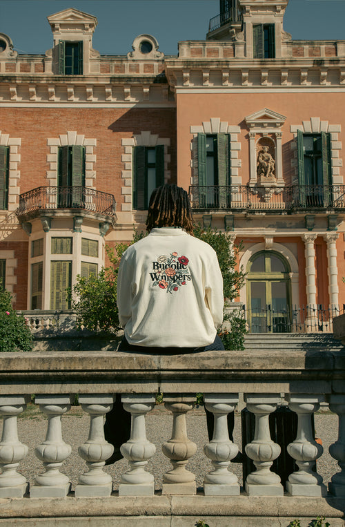 Sweat Zippé Bucolic Whispers Ivory