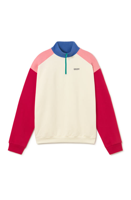 Sweat-shirt Air Breeze Ivoire/Bleu/Rose/Rouge