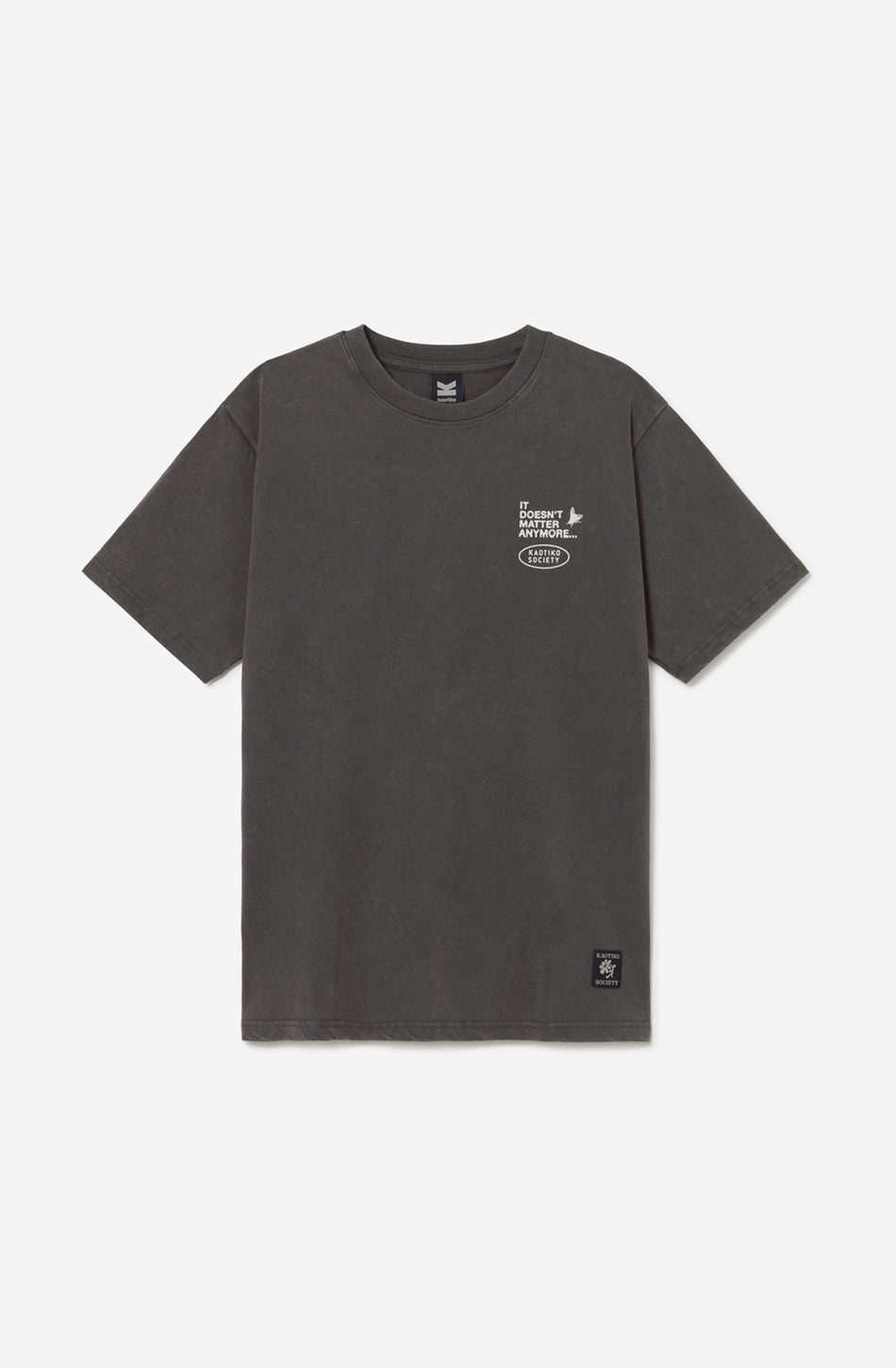 T-Shirt It Doesn't Matter Whashed Black