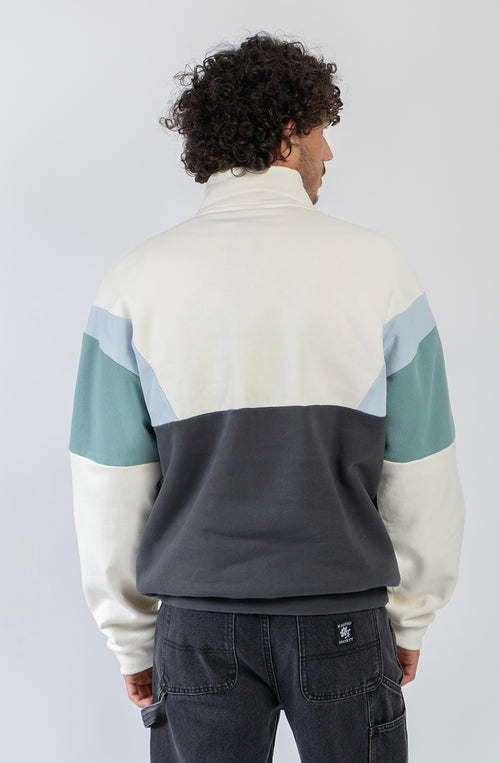 Sweatshirt Arthur Ivory Black Niagara Relaxed Fit
