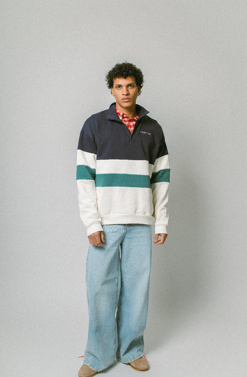 Carter Elfenbein/Marineblau/Heura Sweatshirt
