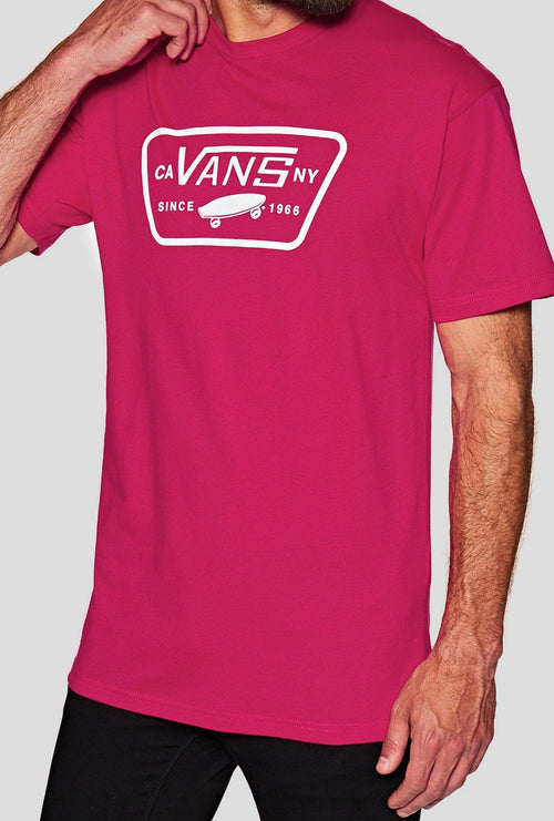 T-Shirt Vans Full Patch Jazzy / White