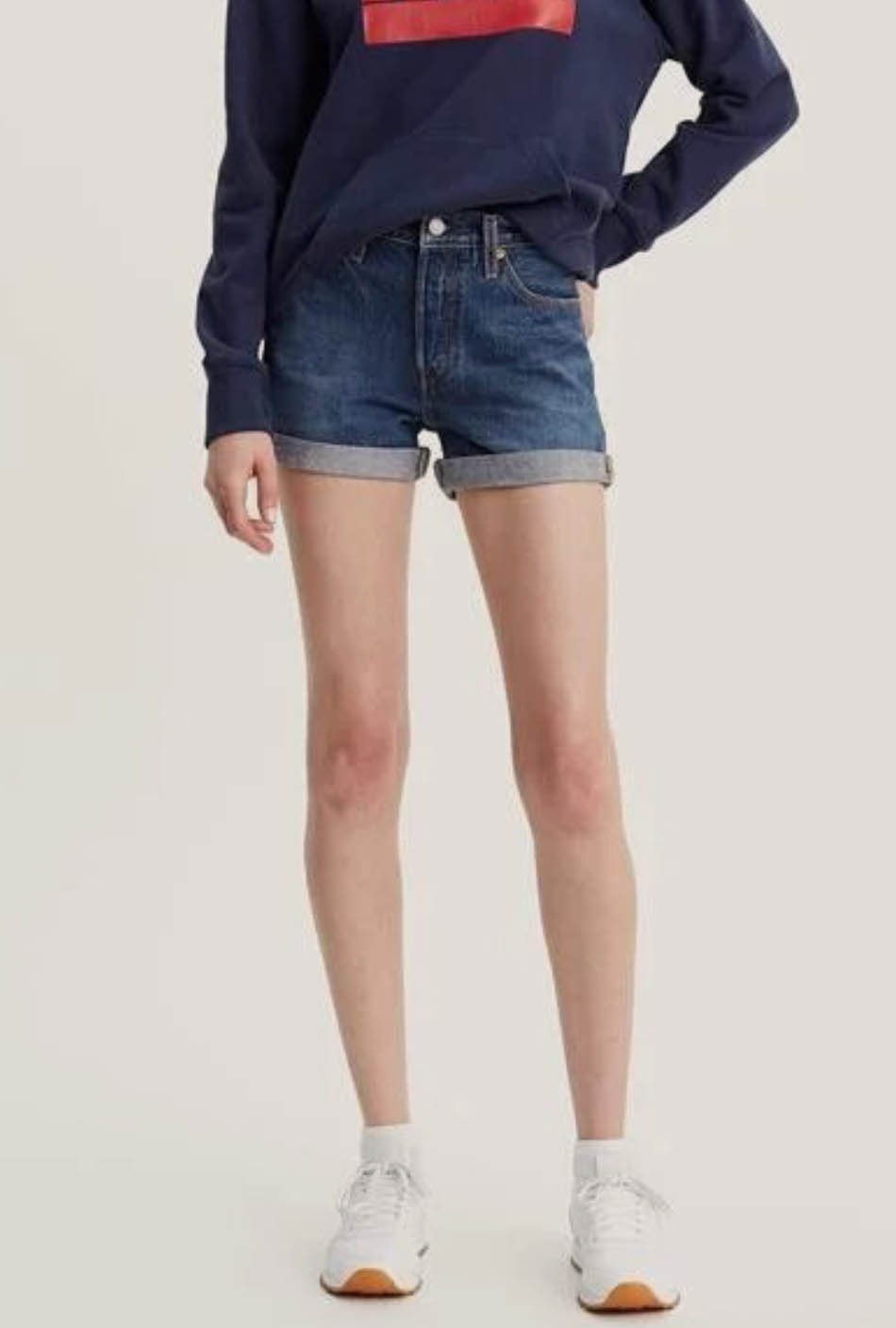 Levi's bleu denim Long short