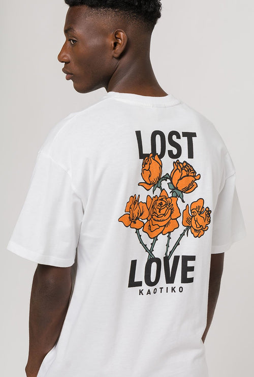 T-shirt Lost Love blanc