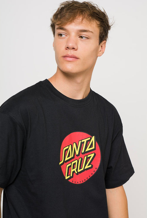 T-shirt Santa Cruz Pois Noir