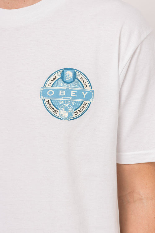 T-Shirt Obey Puveyors Of Dissent White