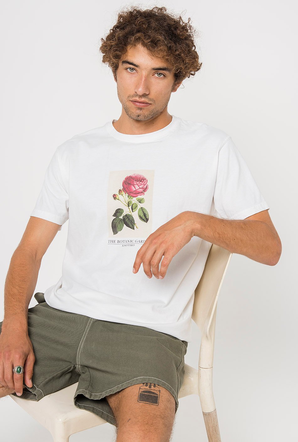 T-shirt Rose Blanc