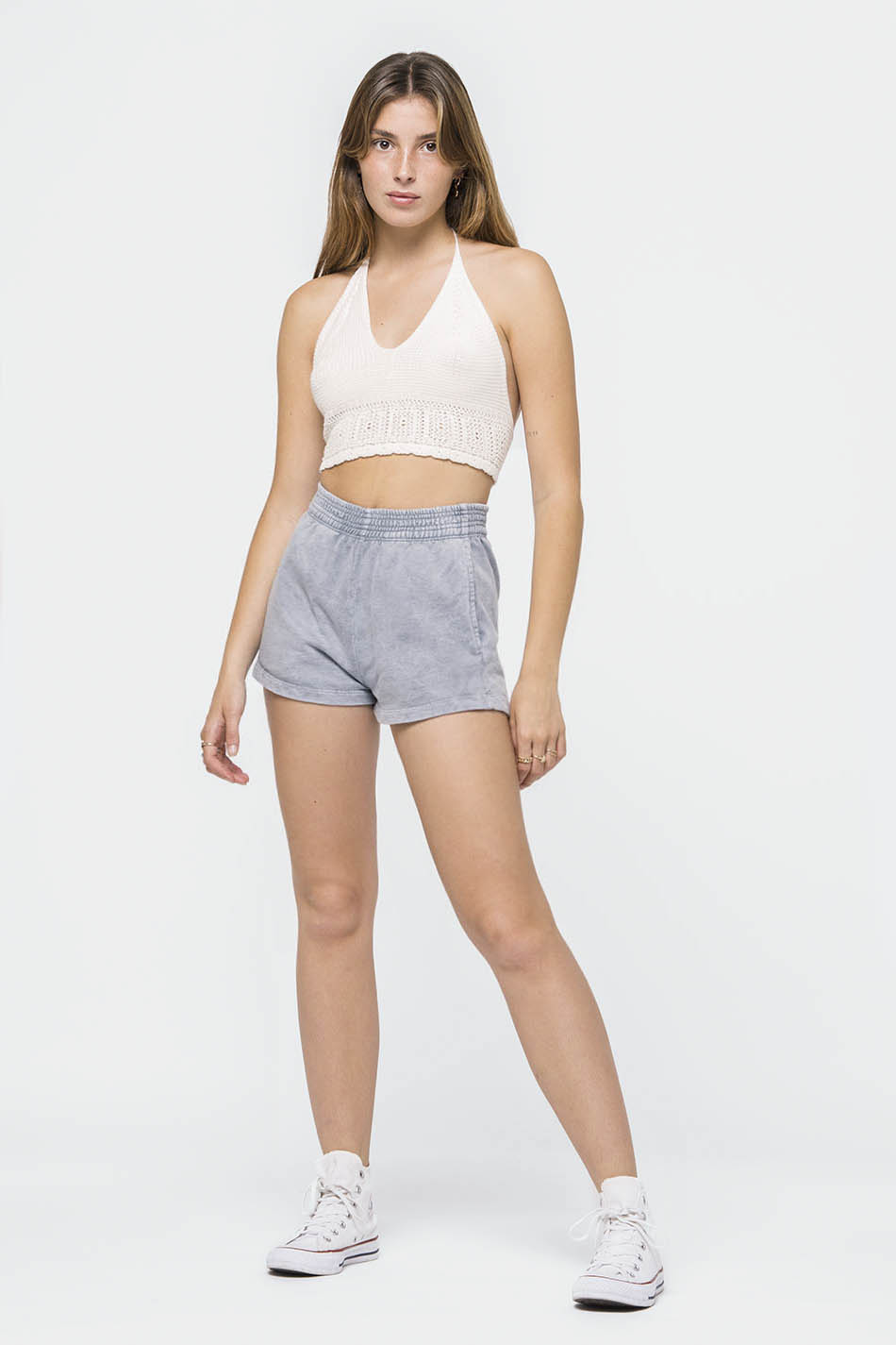 Top à bretelles en crochet Menorca