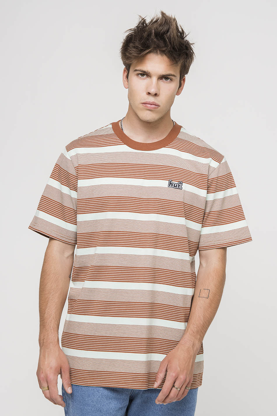 Huf avec des rayures Barkley Brown T-shirt