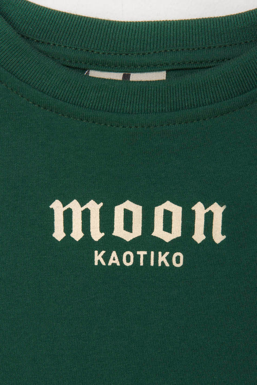 T-shirt Moon Vert