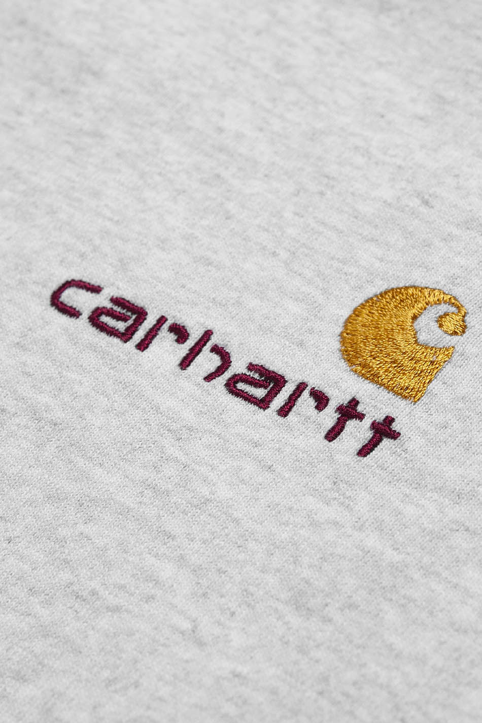T-shirt Carhartt WIP American Script Gris