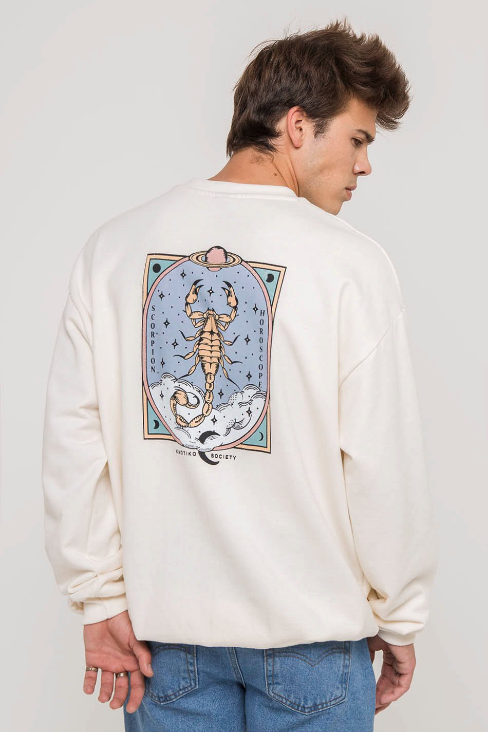 Scorpion Astrologie Ivory Sweatshirt
